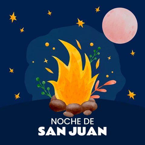 Casa rural con piscina ideal para San Juan en Girona, Can Micos cerca de Barcelona para grupos grandes - portada con hoguera - casa y turismo rural en girona